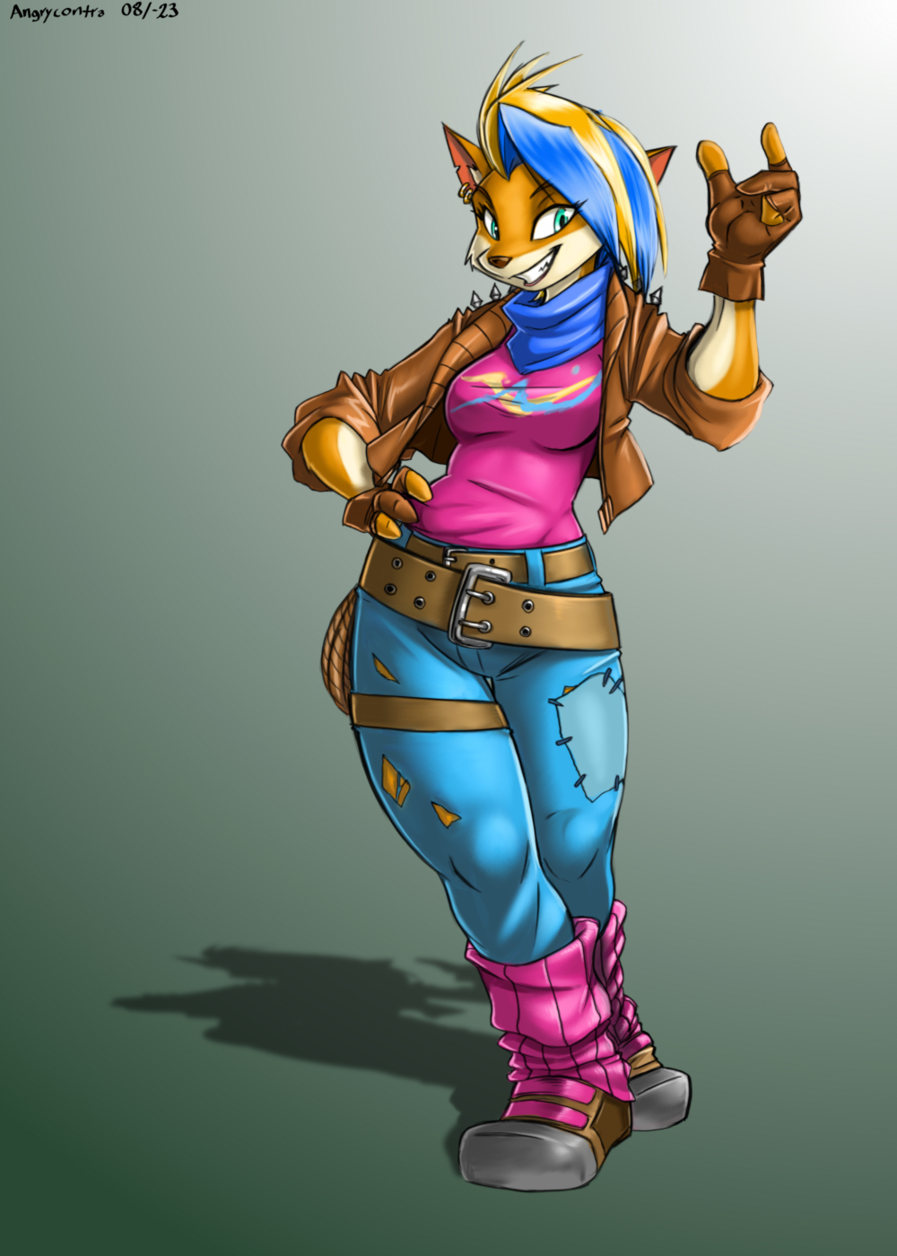 Tawna Bandicoot (fanart request) by angrycontra -- Fur Affinity [dot] net