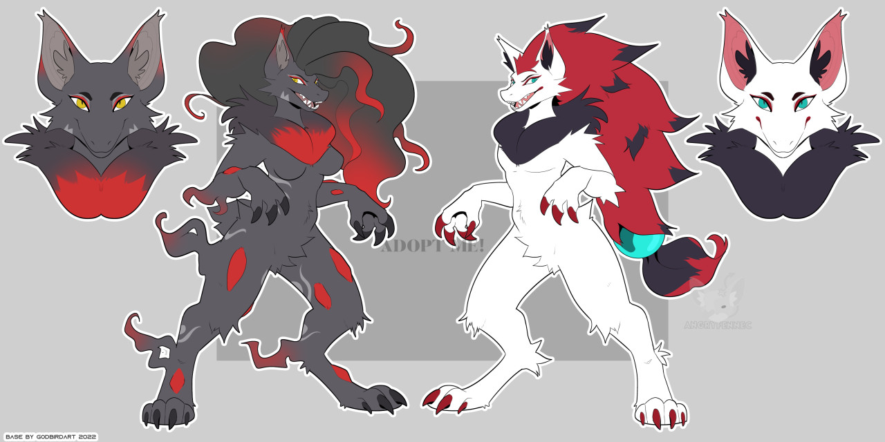 Zoroark/Zoroark Hisui Adopt! 20$ USD [SOLD] ⋆ by AngryFennec -- Fur ...