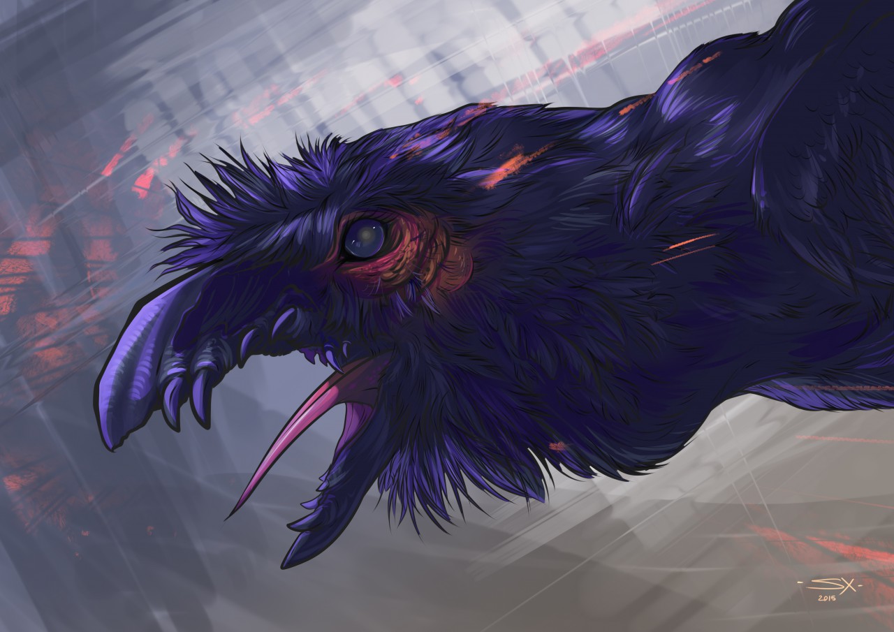 Mutated raven by AnimagusFursuits -- Fur Affinity [dot] net