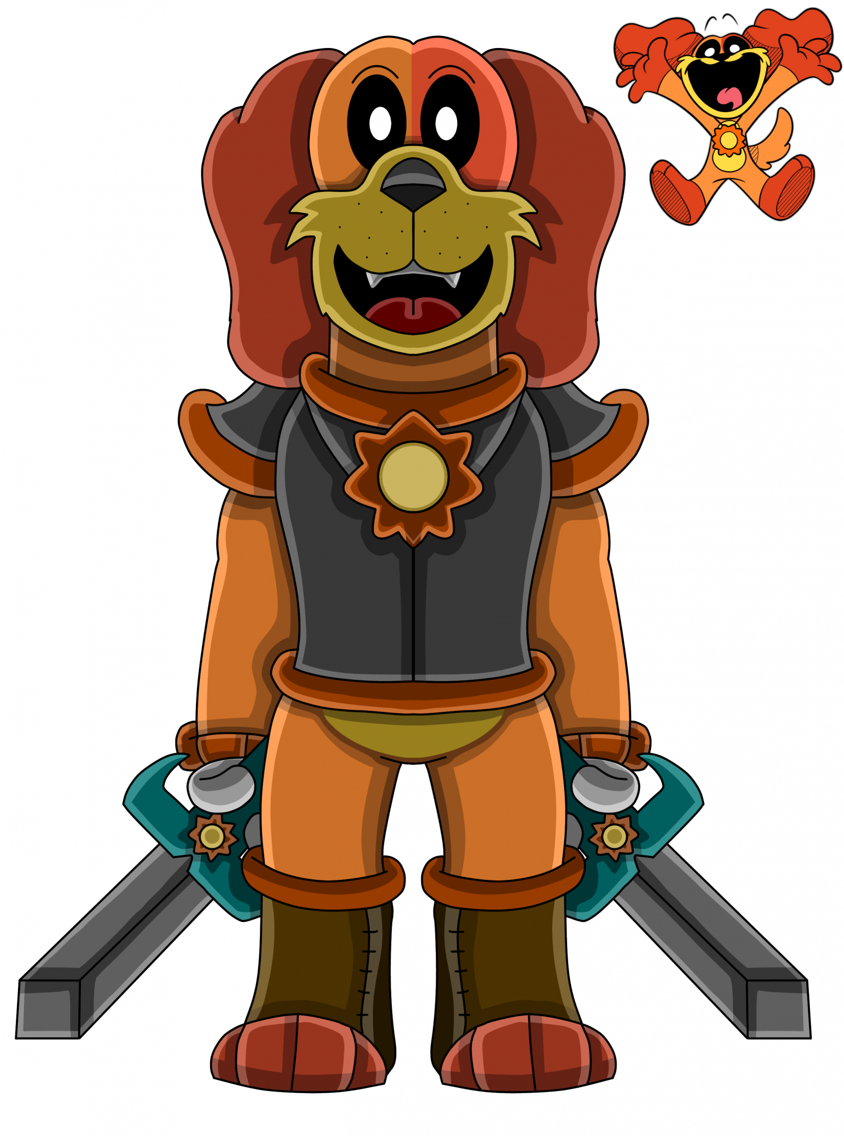 If Smiling Critters were a RPG: Sir DogDay by Animal_Art_302479 -- Fur  Affinity [dot] net