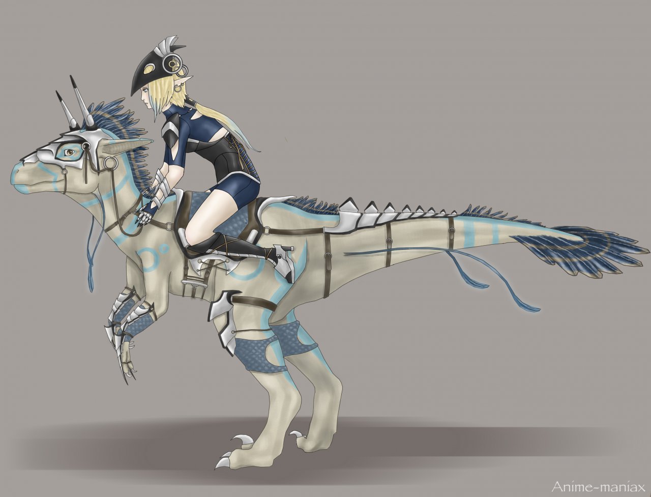 ride the raptor by Anime-maniax -- Fur Affinity [dot] net