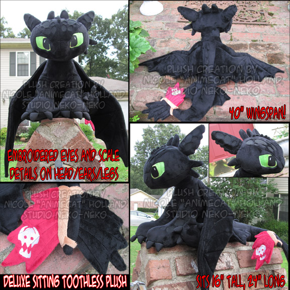 Toothless store deluxe plush