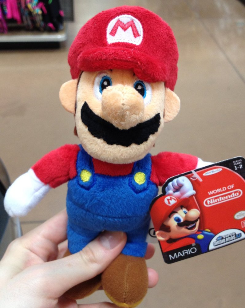 New Super Mario Bros U Mario plush toy by animefan38 Fur Affinity dot net