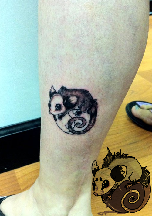 Fine line, Ring tail possum,... - Alchemy Tattoo Studio | Facebook
