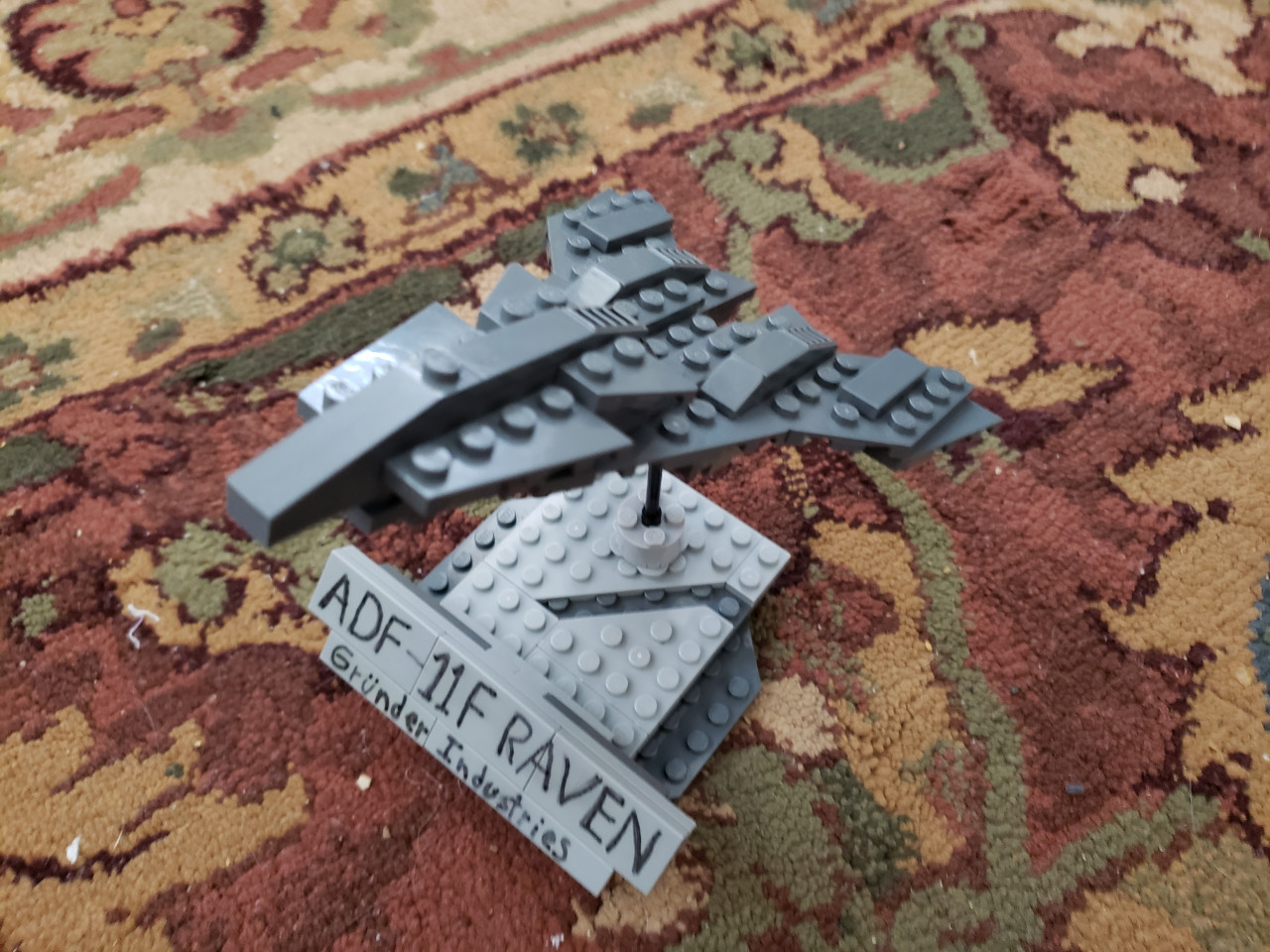 My latest LEGO MOC, an ADF-11 from the Ace Combat 7. I'm currently  finishing the rest of the Raven Airframe. More images on my website:   : r/acecombat