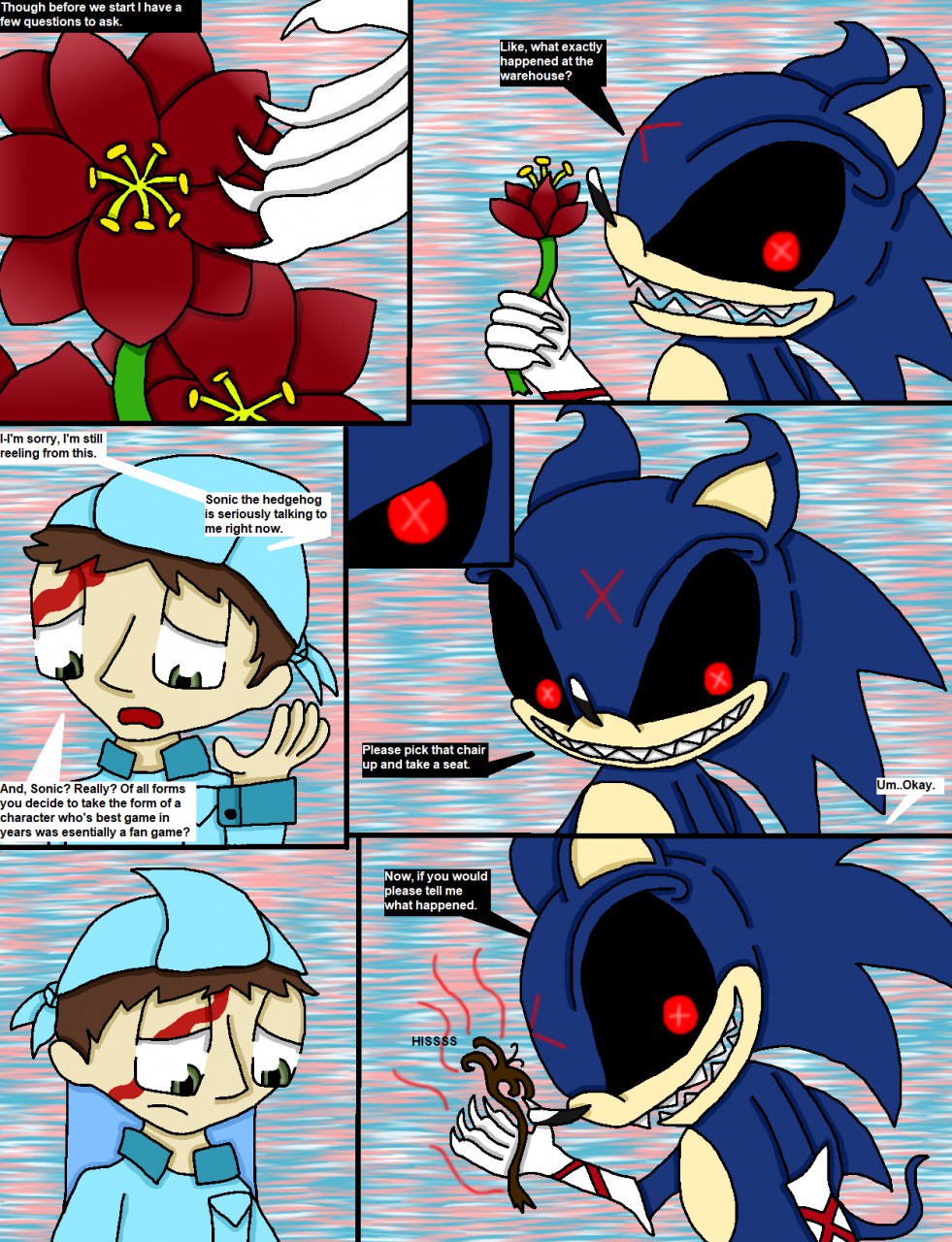 Sonic.EXE All Versions by FishieLemonDude