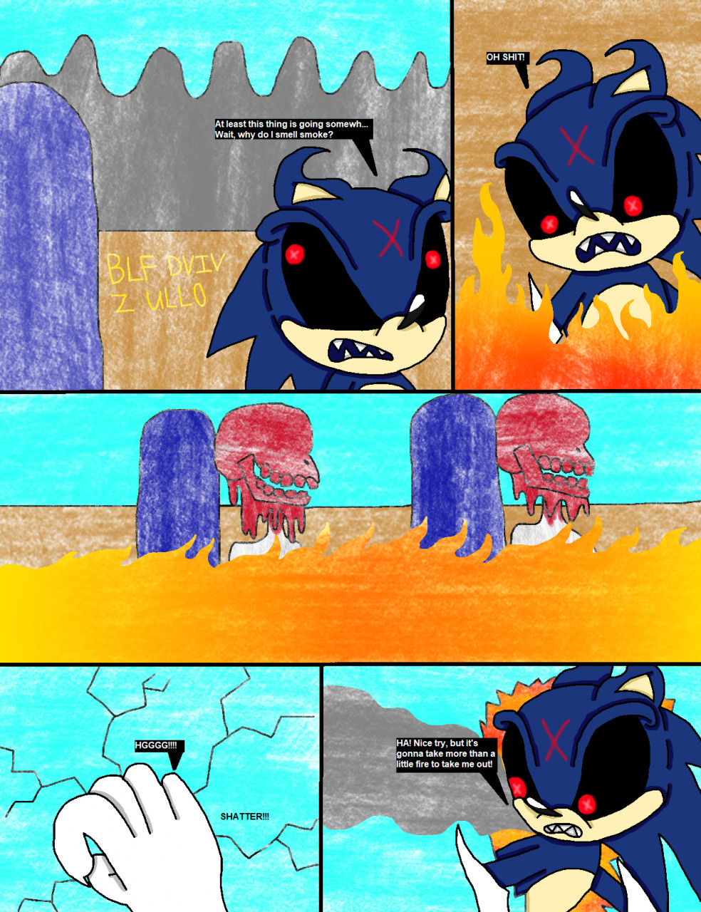 sonic.exe in the dark by Witchdragon999 -- Fur Affinity [dot] net