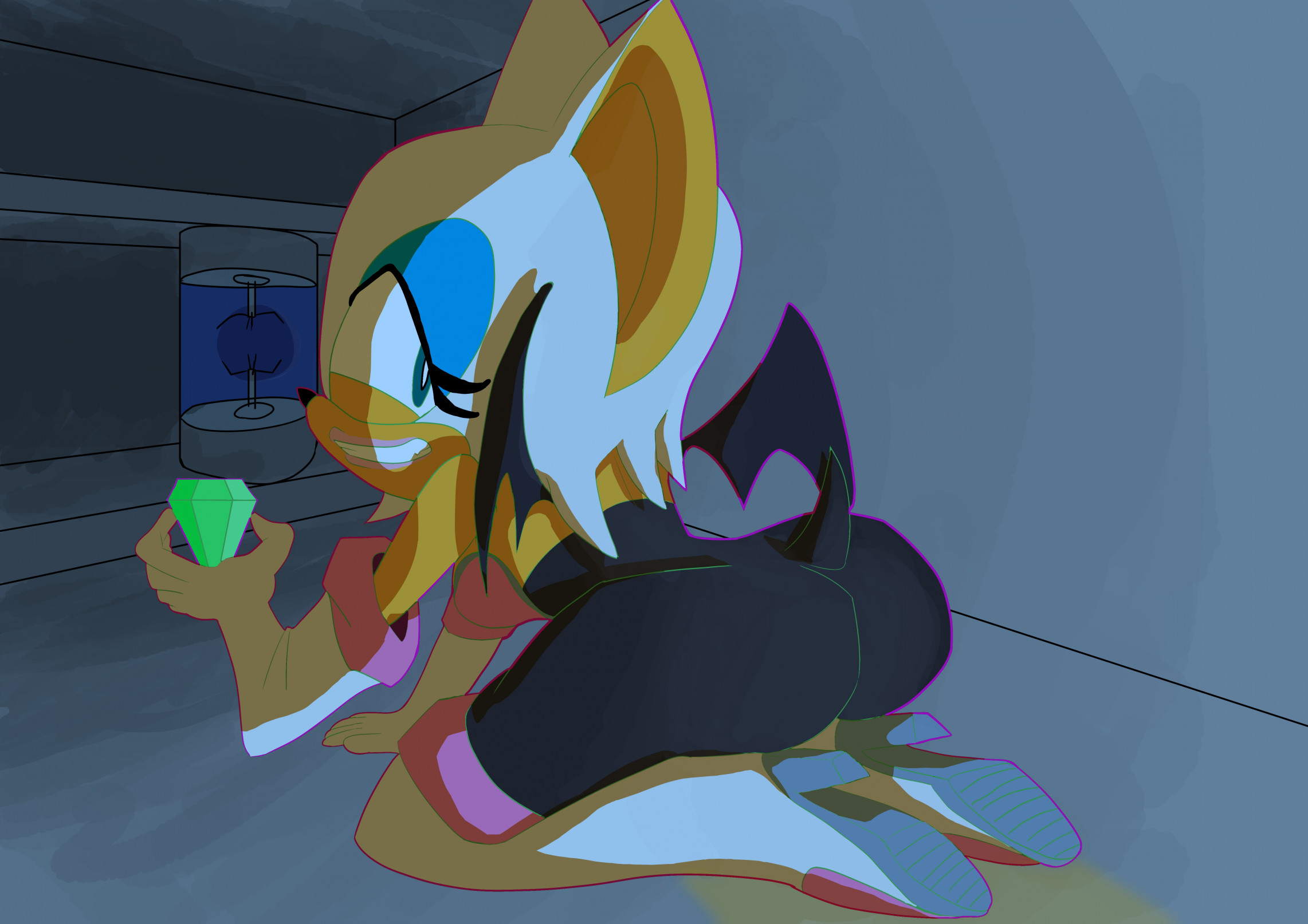 Rouge gets caught