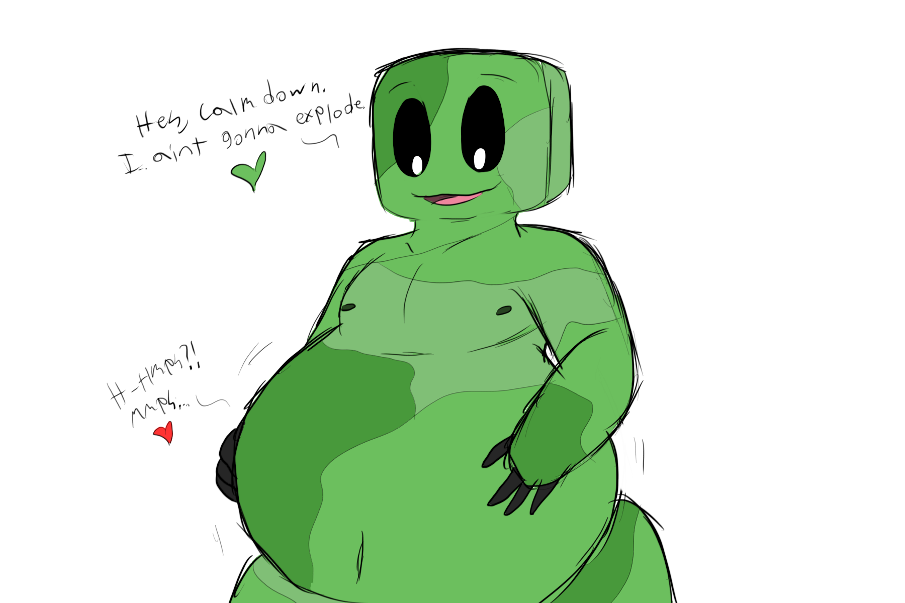 Cutie Creeper Belly by Anonomouse -- Fur Affinity [dot] net