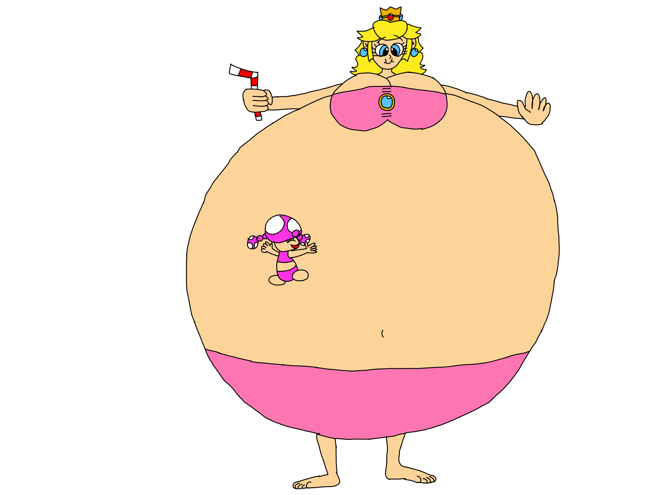 giant princess peach