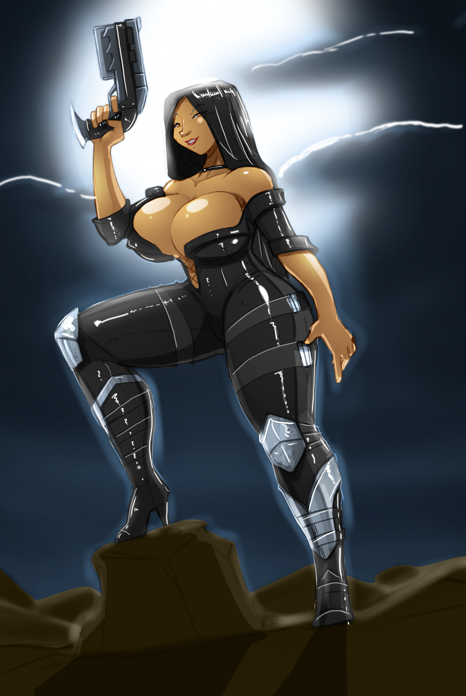JEStockArt - Supernatural - Shadow Warrior Woman With Dark