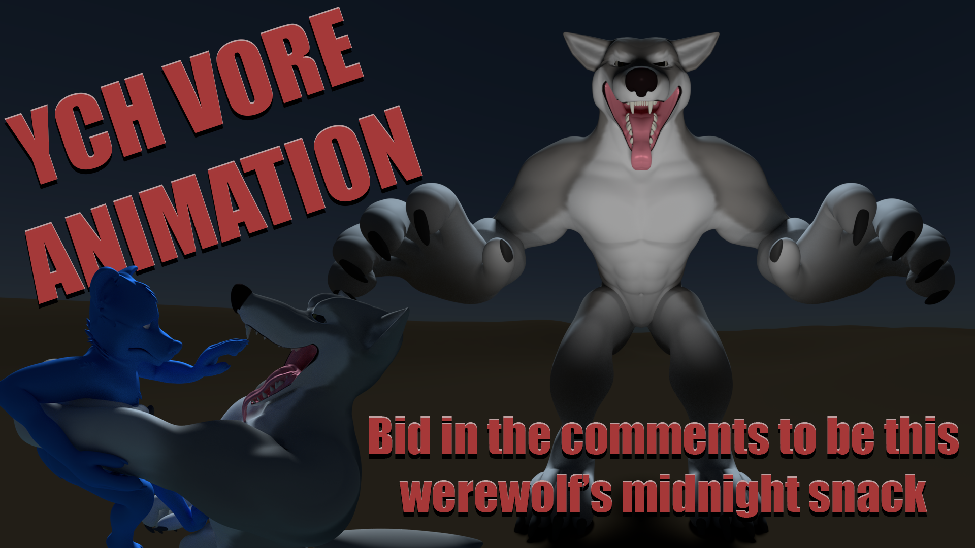 Werewolf Vore Animation YCH By Ante Fur Affinity Dot Net