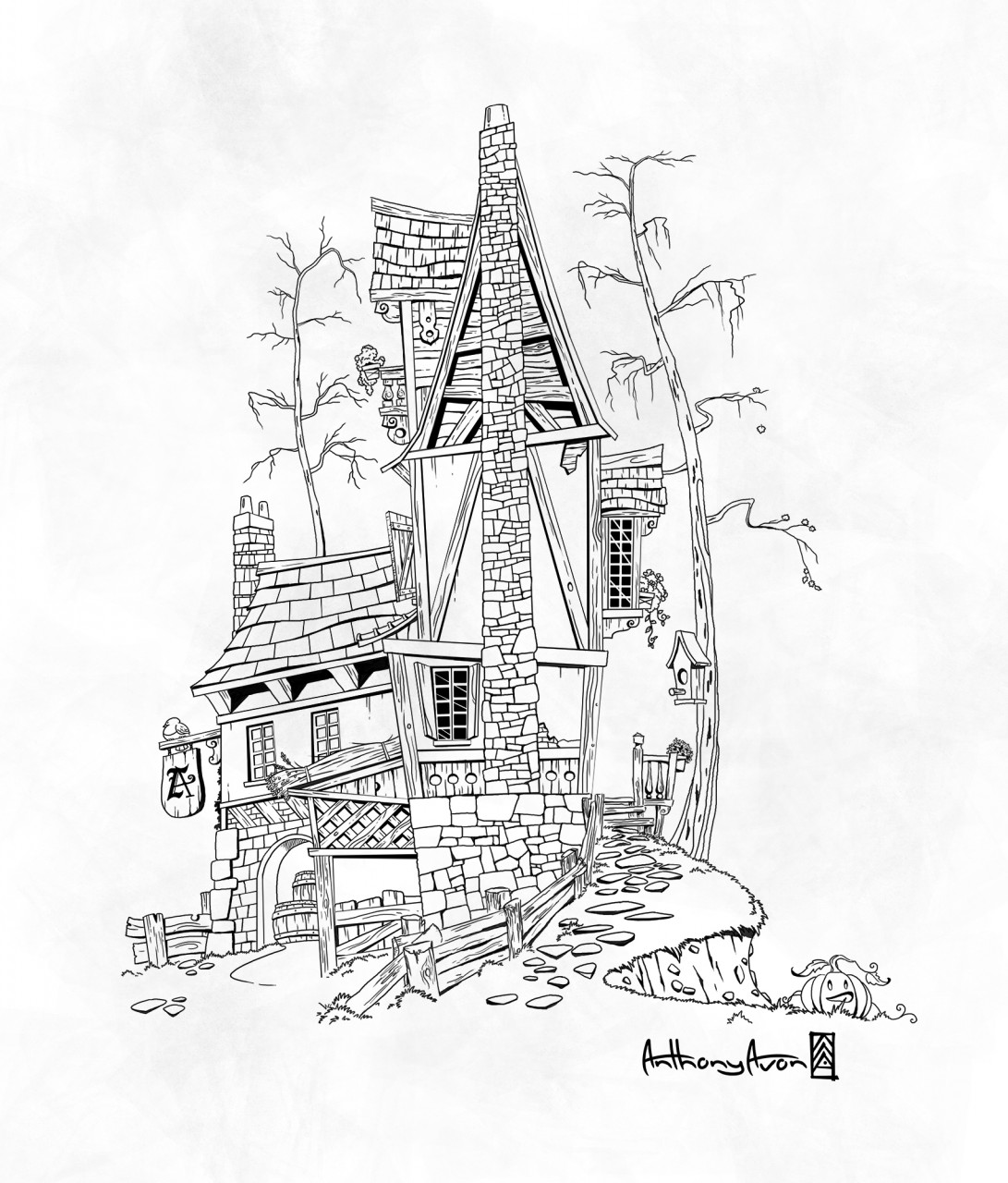 Dream House Concept Art By AnthonyAvon -- Fur Affinity [dot] Net