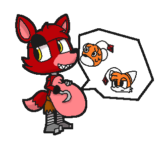 Withered Foxy - Desenho de tales_3004 - Gartic