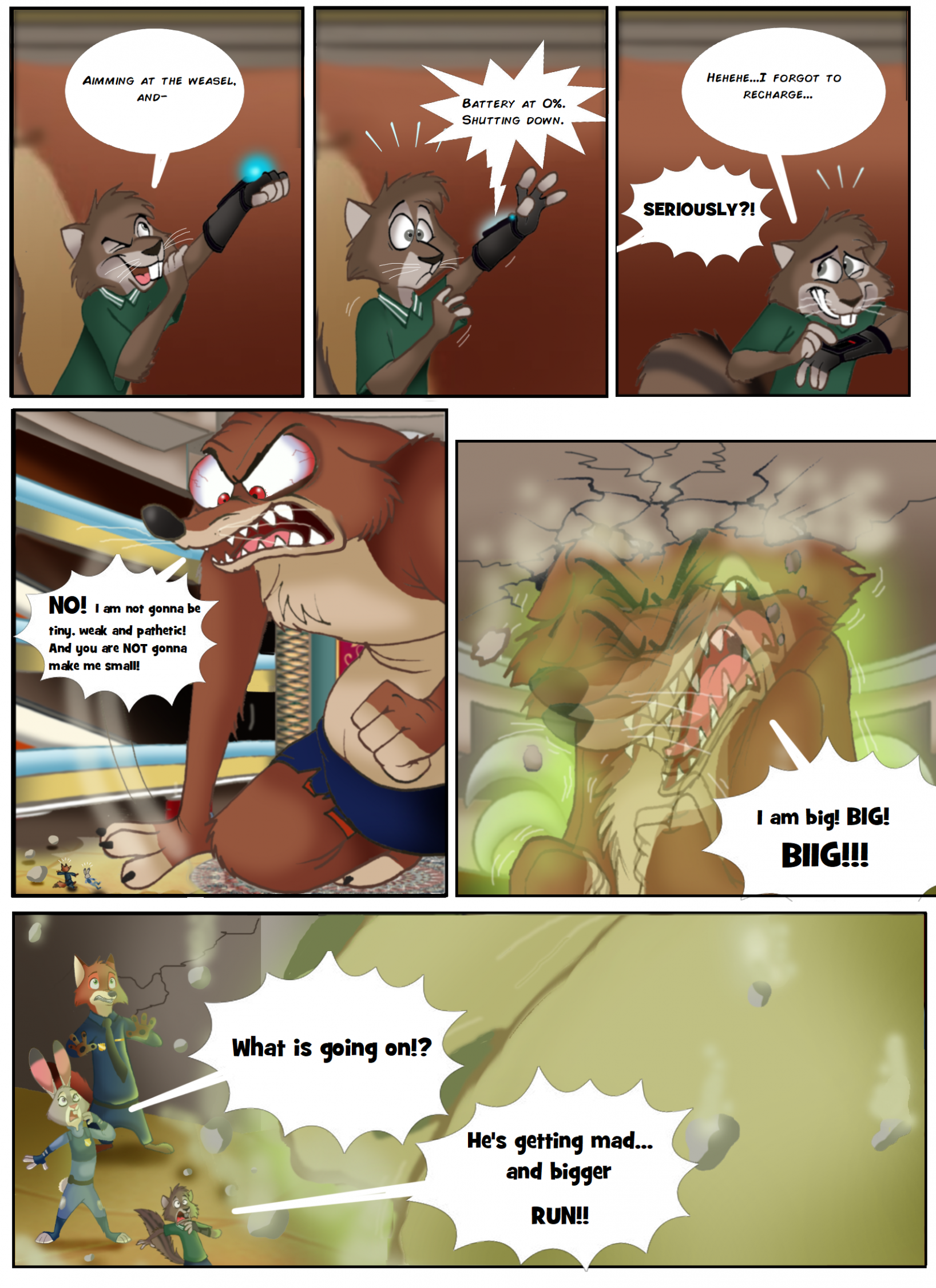 Zootopia Duke Weaselton's really big time page 20