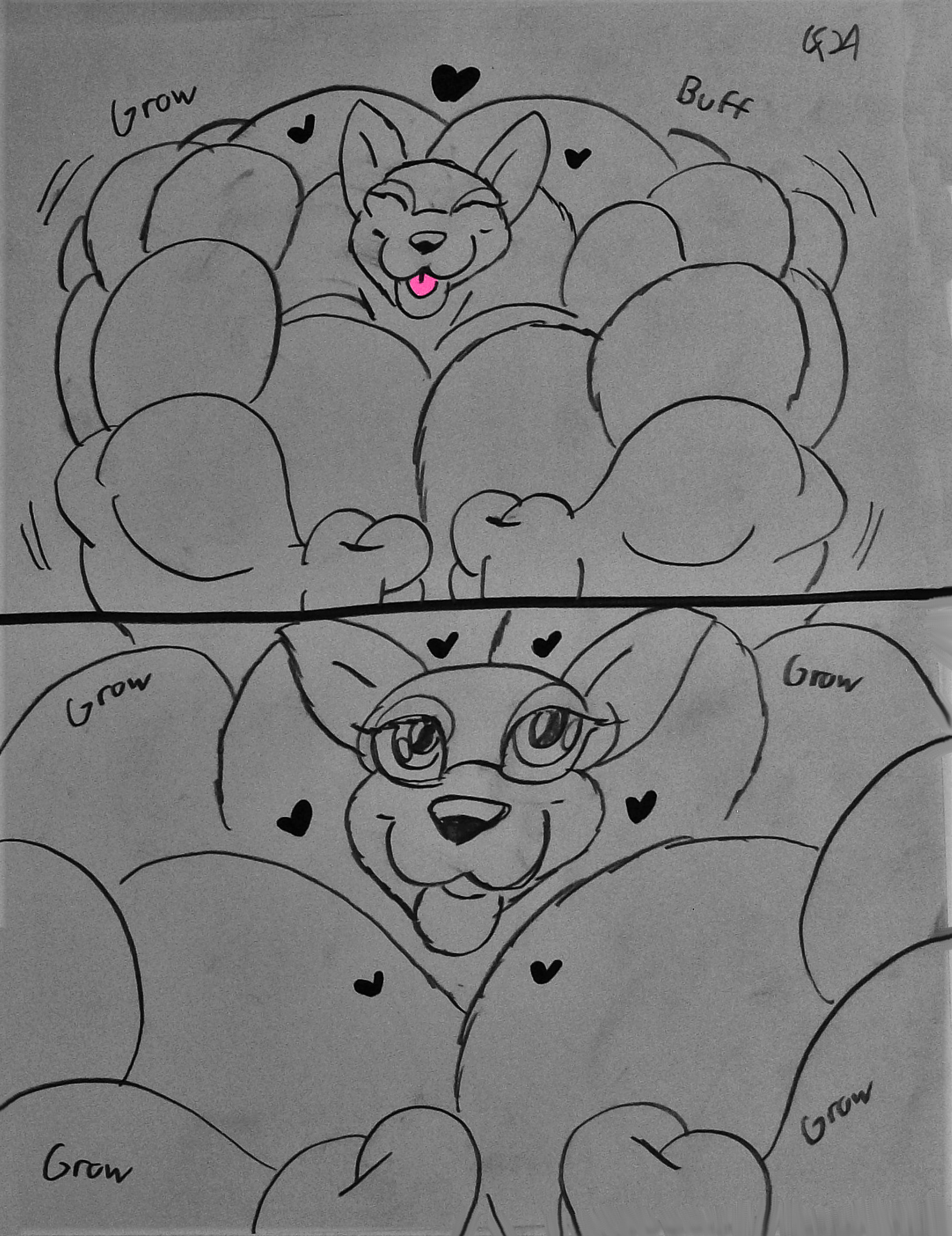 Doodles: Giga Good Girl 3/15 by anubiis_werewolf -- Fur Affinity [dot] net