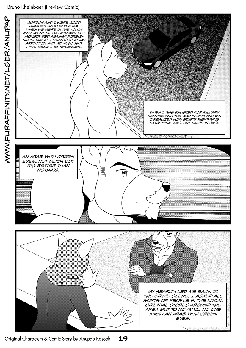 Bruno Rheinbaer (Gay Erotic Yiff Comic Preview) Pages 19 by Anupap -- Fur  Affinity [dot] net