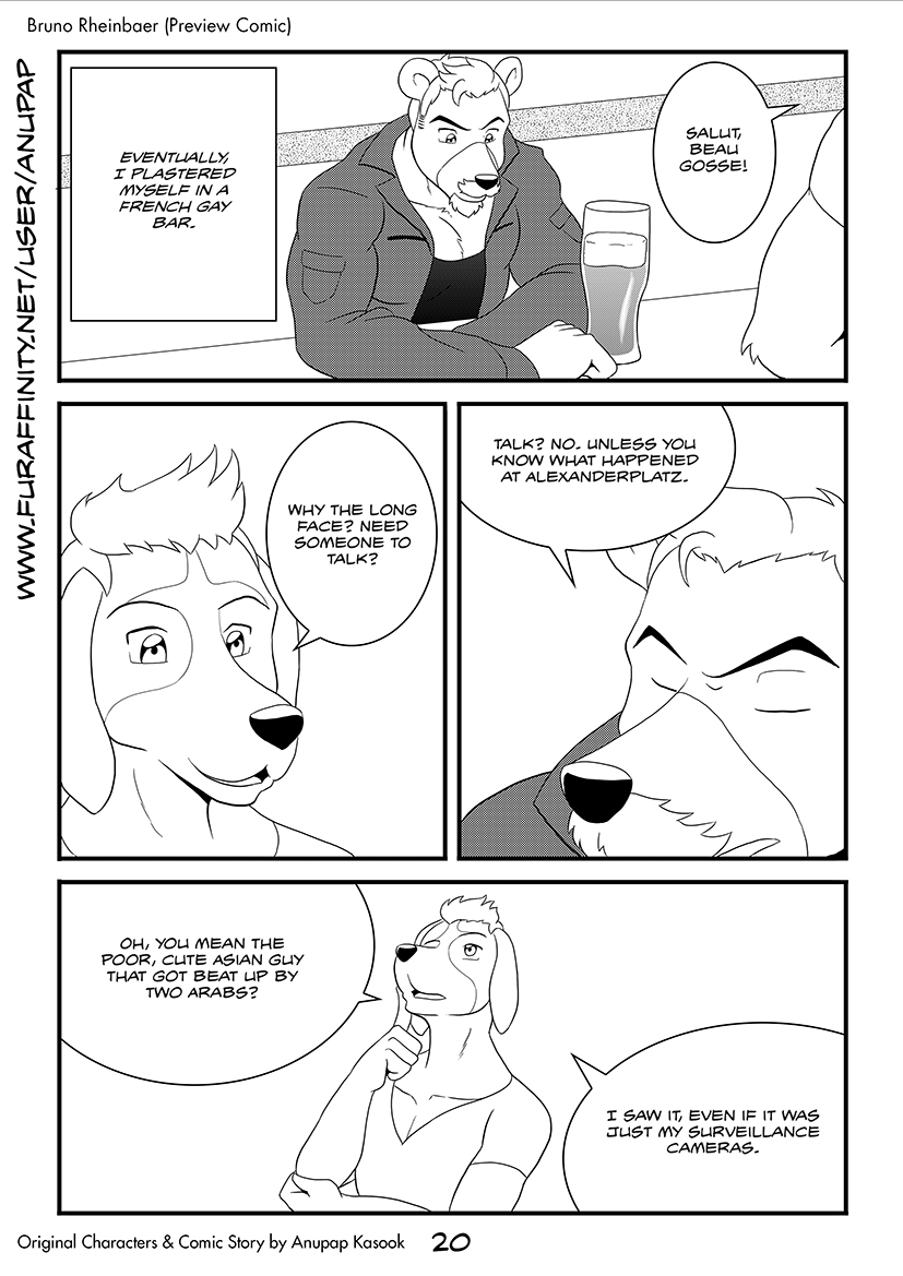 Bruno Rheinbaer (Gay Erotic Yiff Comic Preview) Pages 20 by Anupap -- Fur  Affinity [dot] net