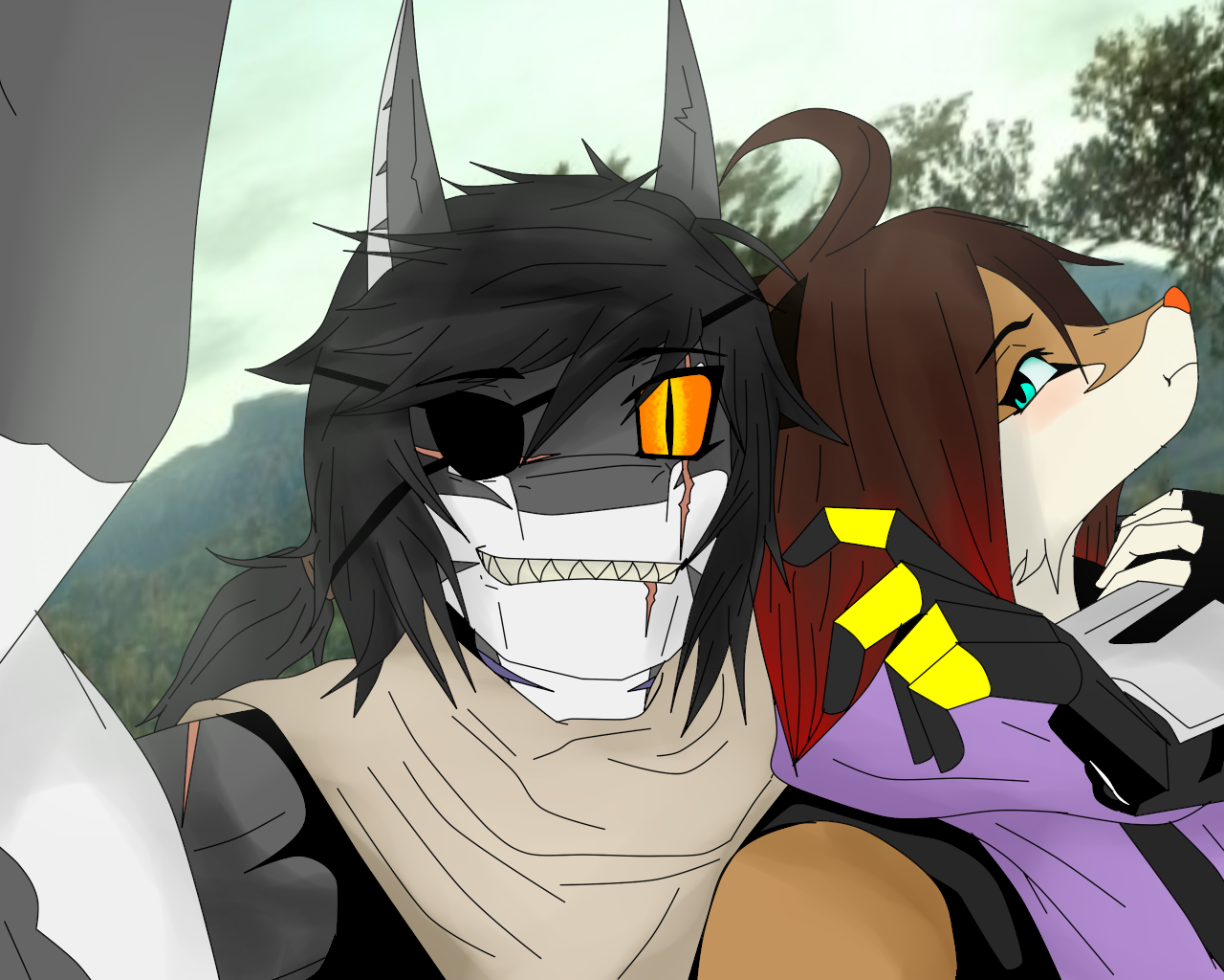 CQC into a selfie? Hell yeah. by AnyRandomNameWorks -- Fur Affinity [dot]  net