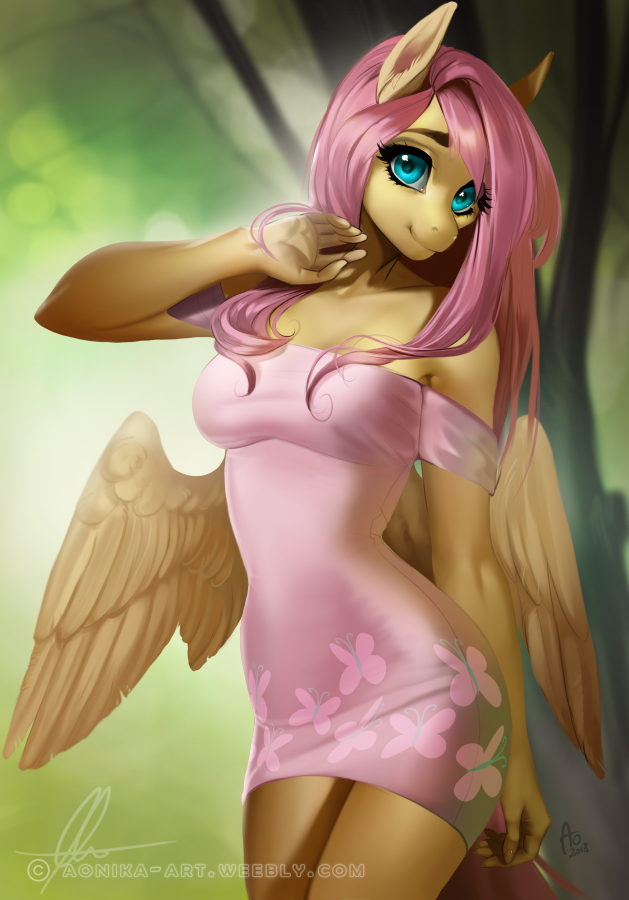 Click to change the View. patreon pinup Fluttershy. 
