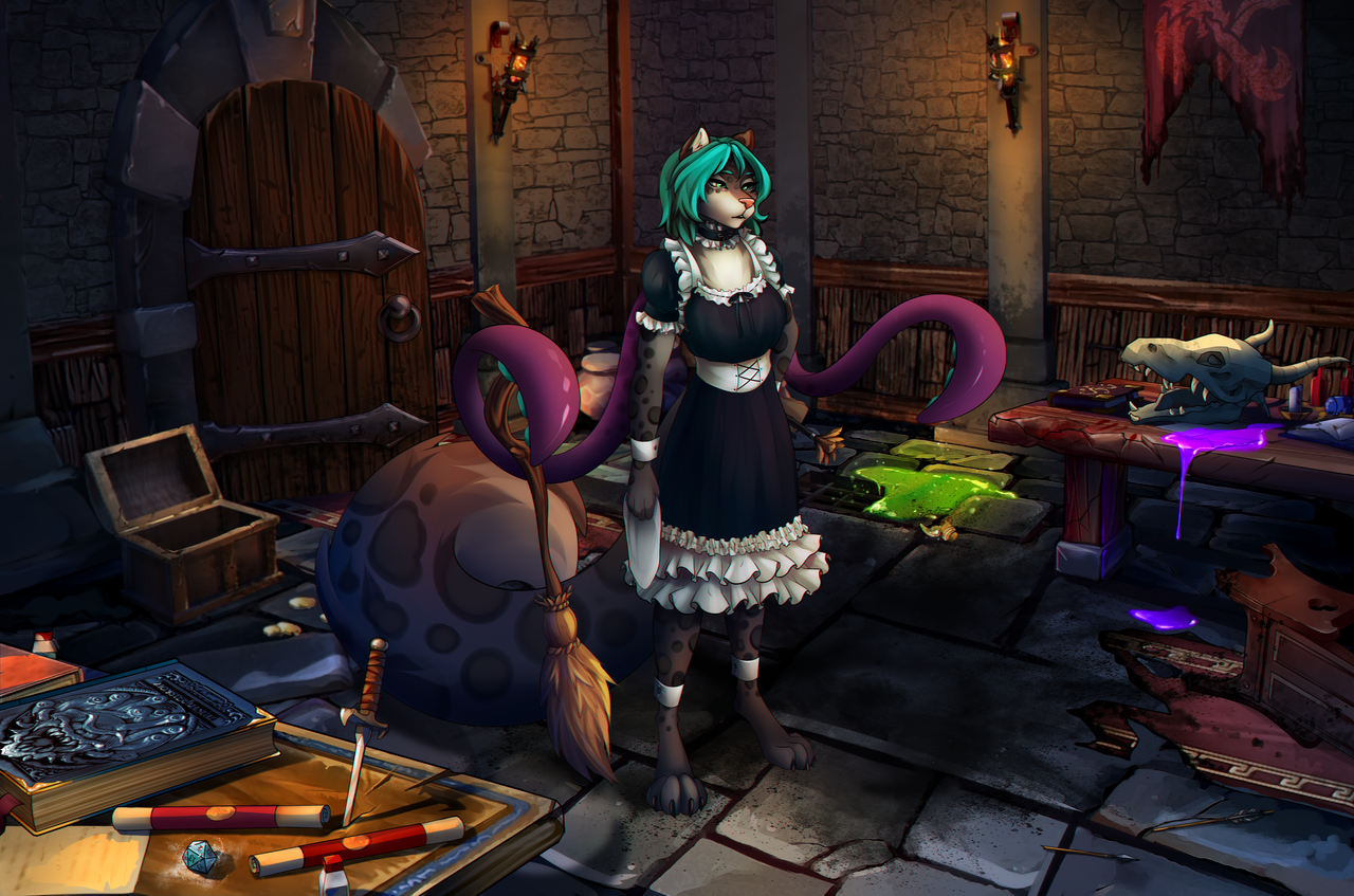 Dungeon Maid [ 2  3 ] by Aorumi -- Fur Affinity [dot] net