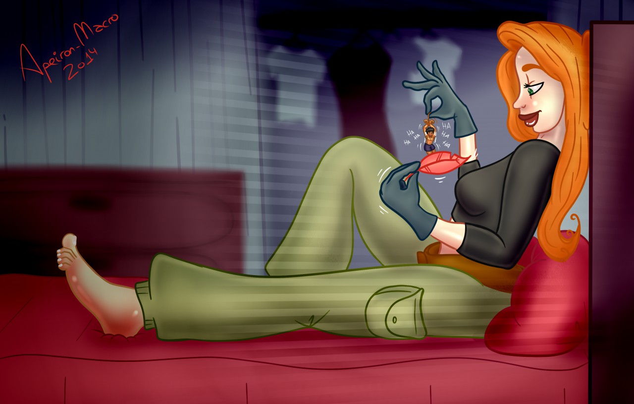 Kim possible tickled
