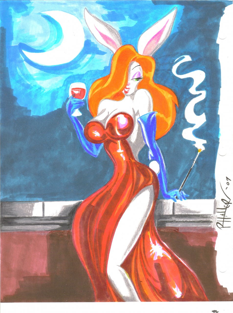 Real jessica rabbit the The real