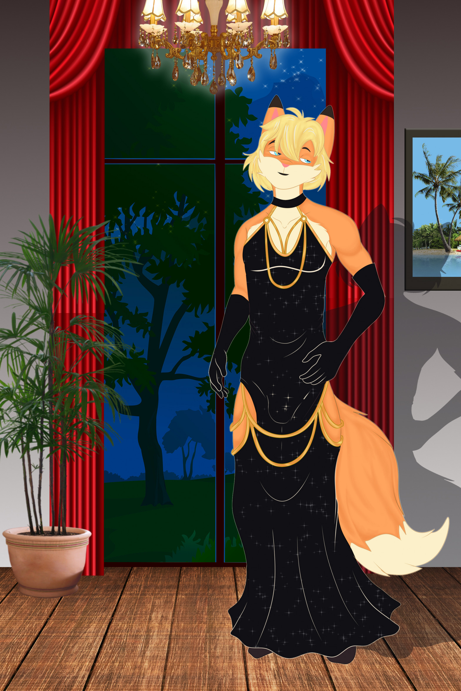 beautiful femboy A beautiful dress for a cute femboy by Aquarian -- Fur Affinity [dot] net