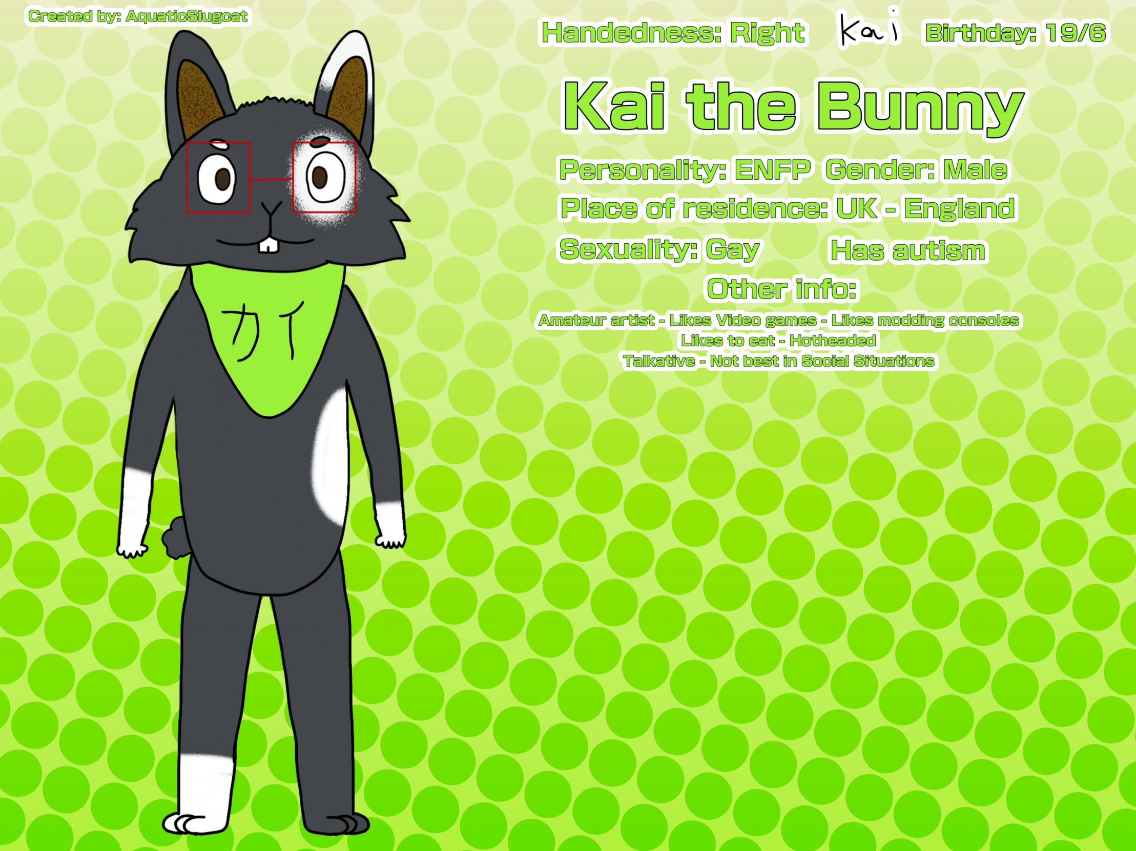 Kai the bunny! by AquaticSlugcat -- Fur Affinity [dot] net