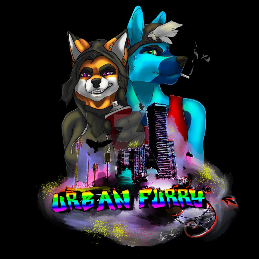 Urban Furry Logo - Second Life Club by Arcee_The_Vixen -- Fur Affinity  [dot] net