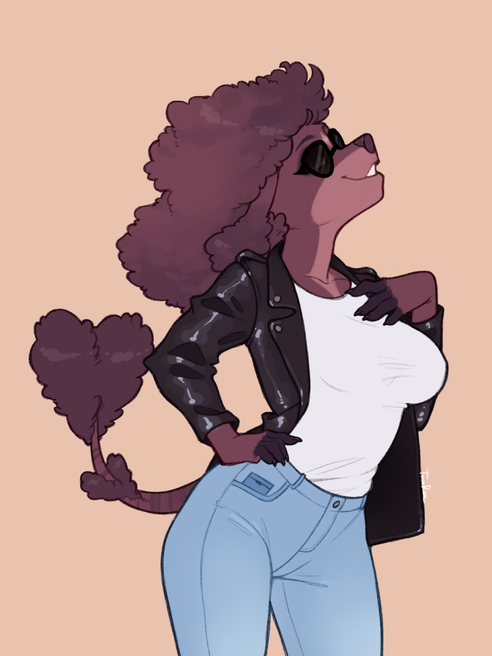 Anthro poodle