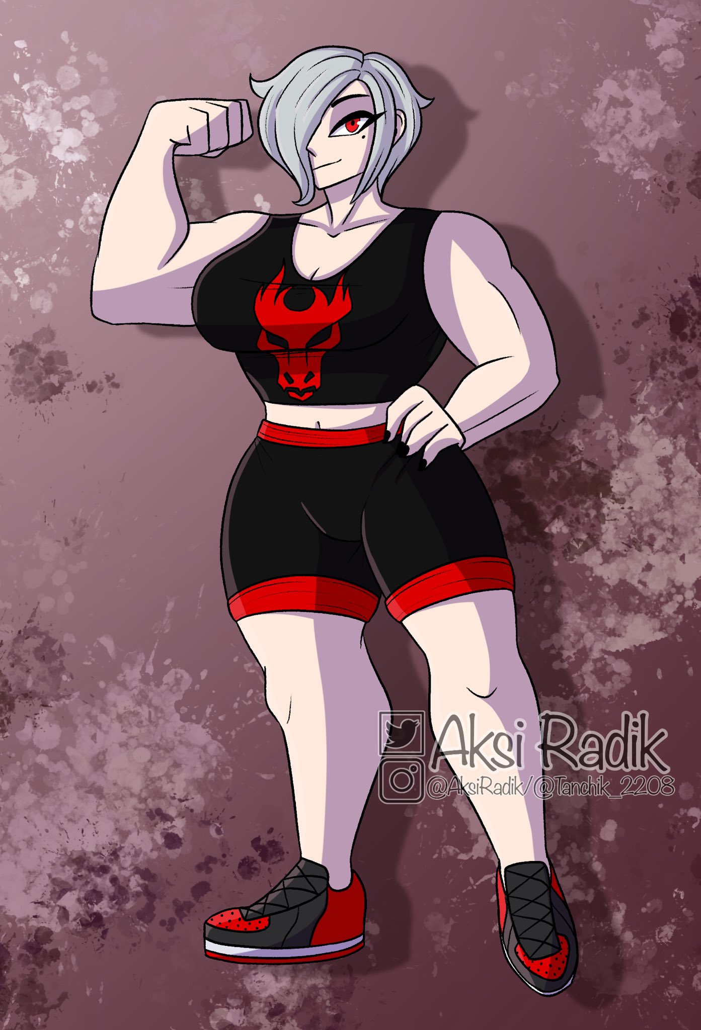 Meagan (Human Disguise) - Helluva Boss OC by AksiRadik by Arkus0 -- Fur  Affinity [dot] net