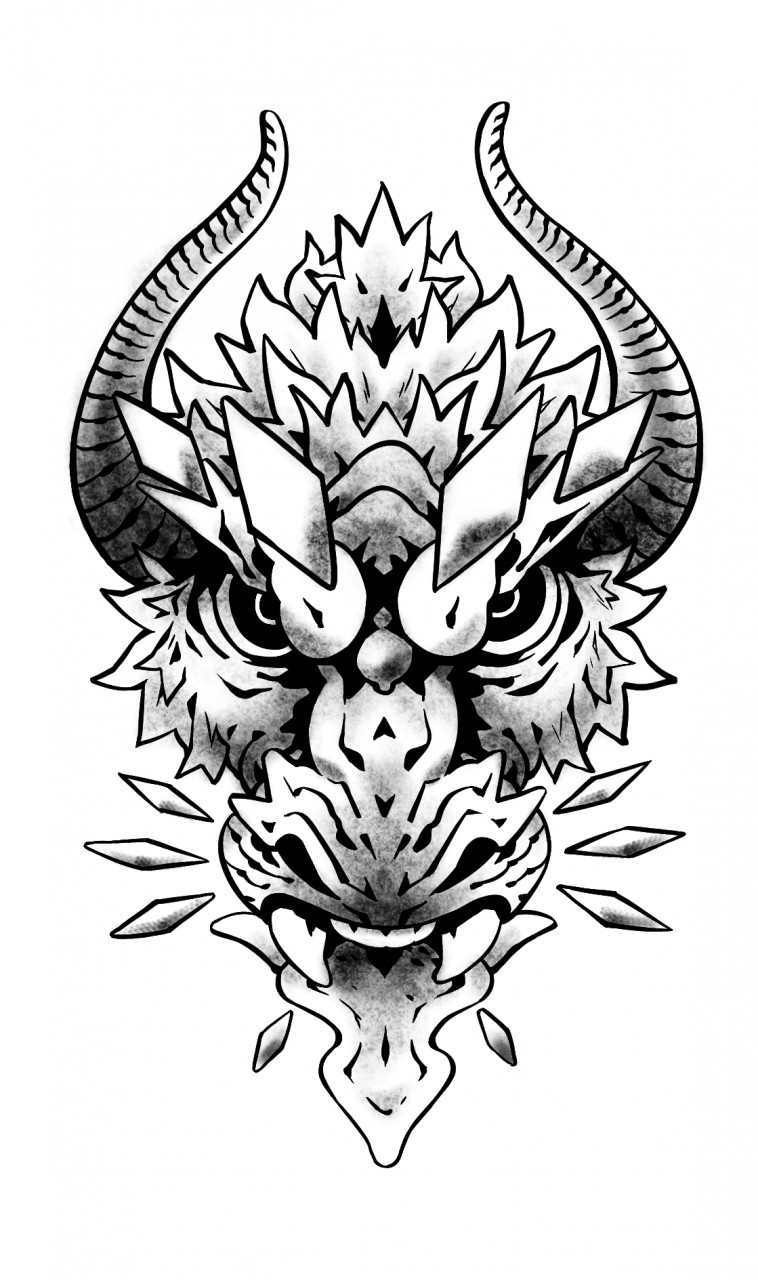 Tribal Dragon | Perfect Gift|dragon tattoo