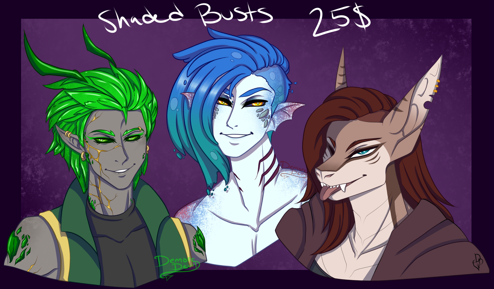 Bust Commissions Open  2 SLOTS ONLY!