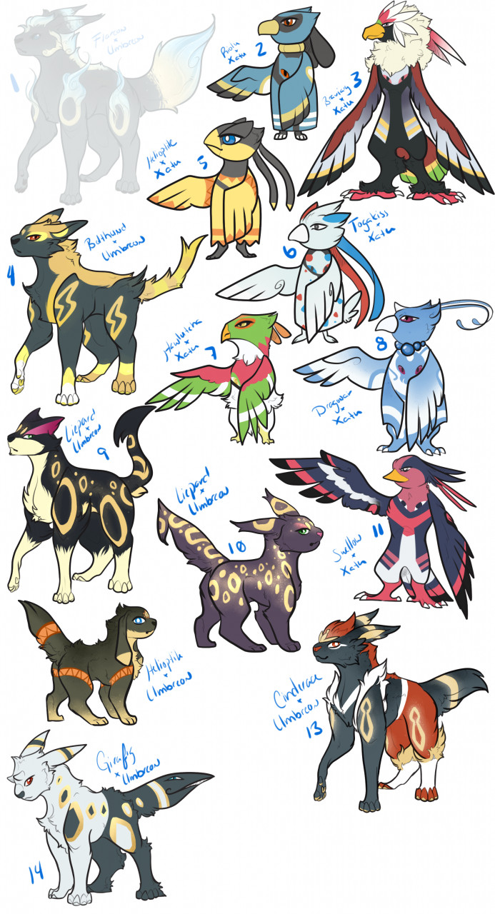 210714 - safe, artist:odd, barry (pokémon), cynthia (pokémon), dawn (pokémon),  lucas (pokémon), arceus, azelf, braviary, chimchar, cyndaquil, dialga,  eeveelution, fictional species, garchomp, glaceon, human, leafeon,  legendary pokémon, luxray, mammal