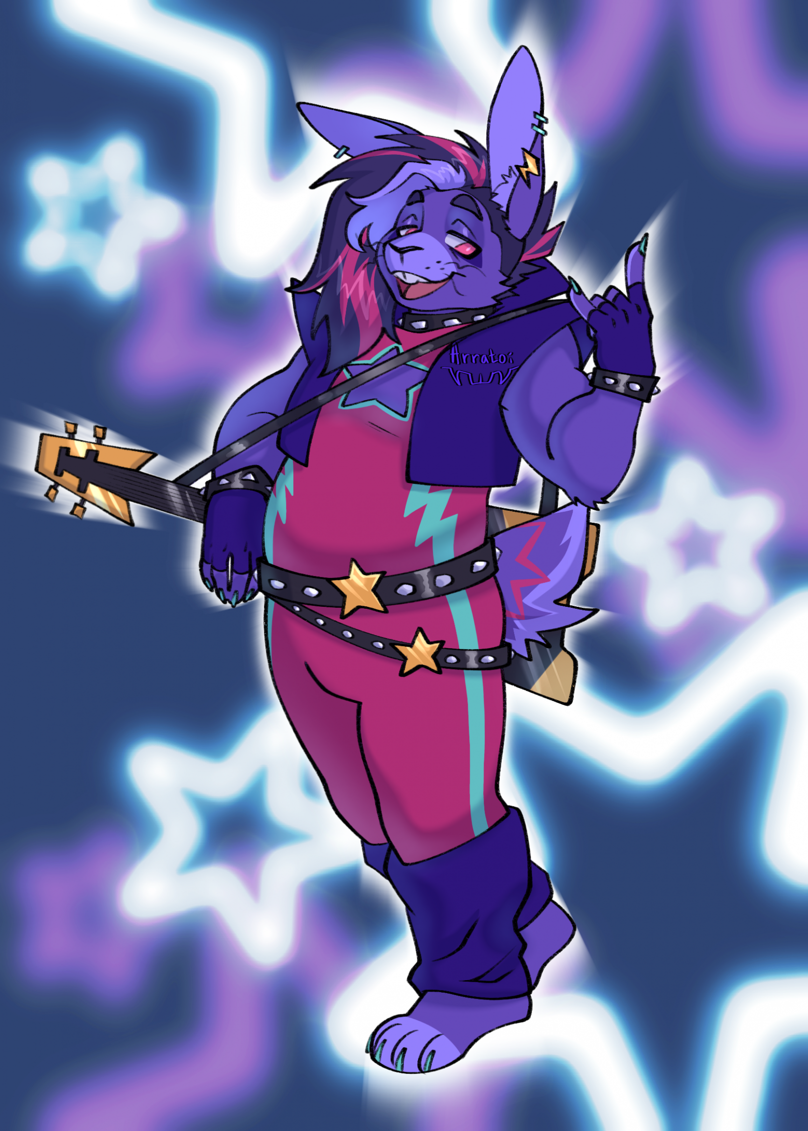 Glamrock Bonnie by ThiccNNerdy -- Fur Affinity [dot] net