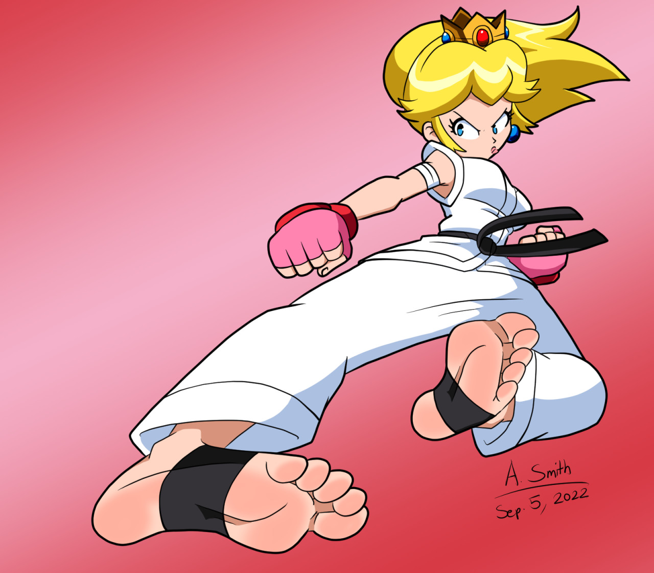 Karate Peach by ArrowDSparrow -- Fur Affinity [dot] net