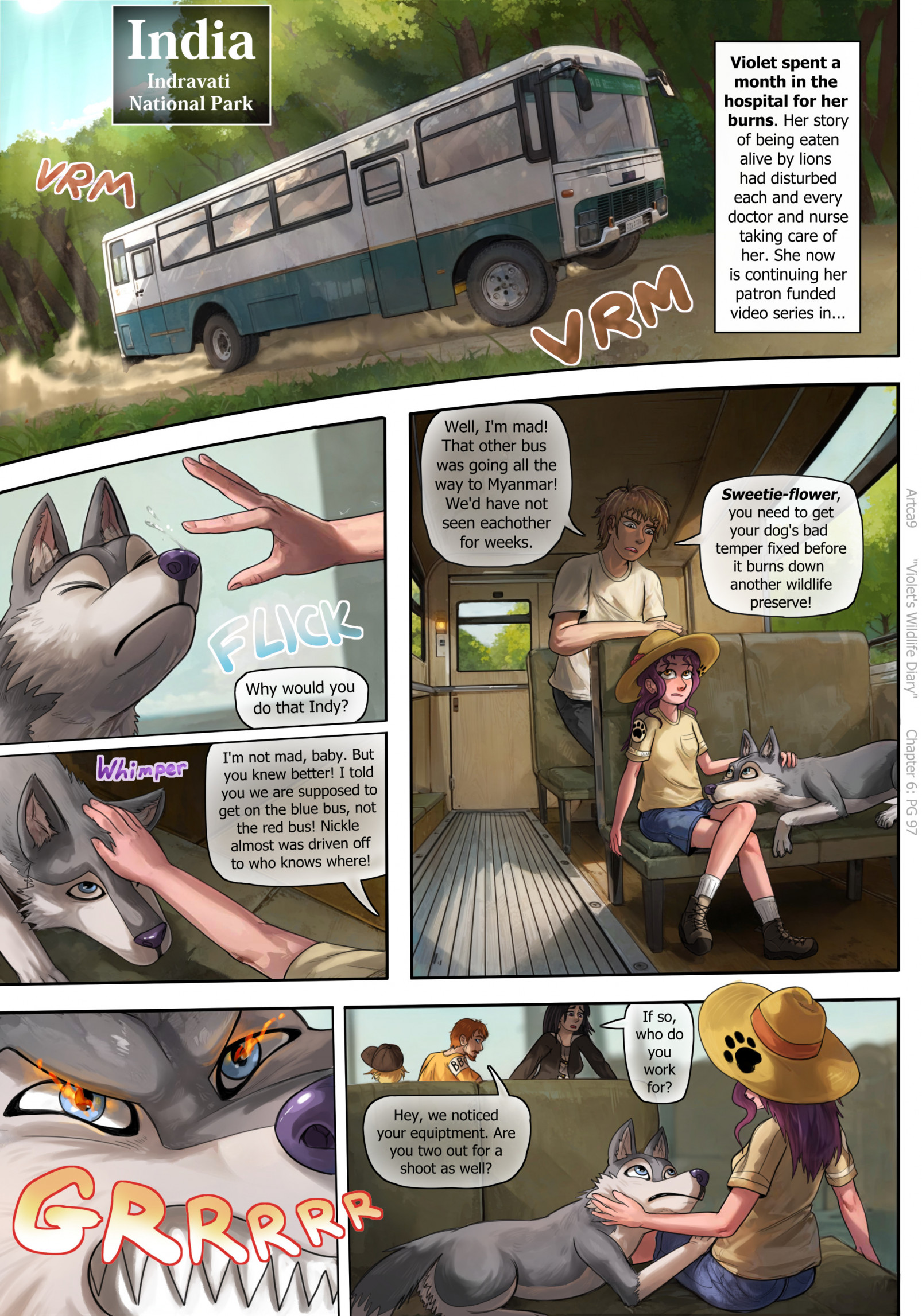 Violets Wildlife Diary: PG 97 by Artca9 -- Fur Affinity [dot] net