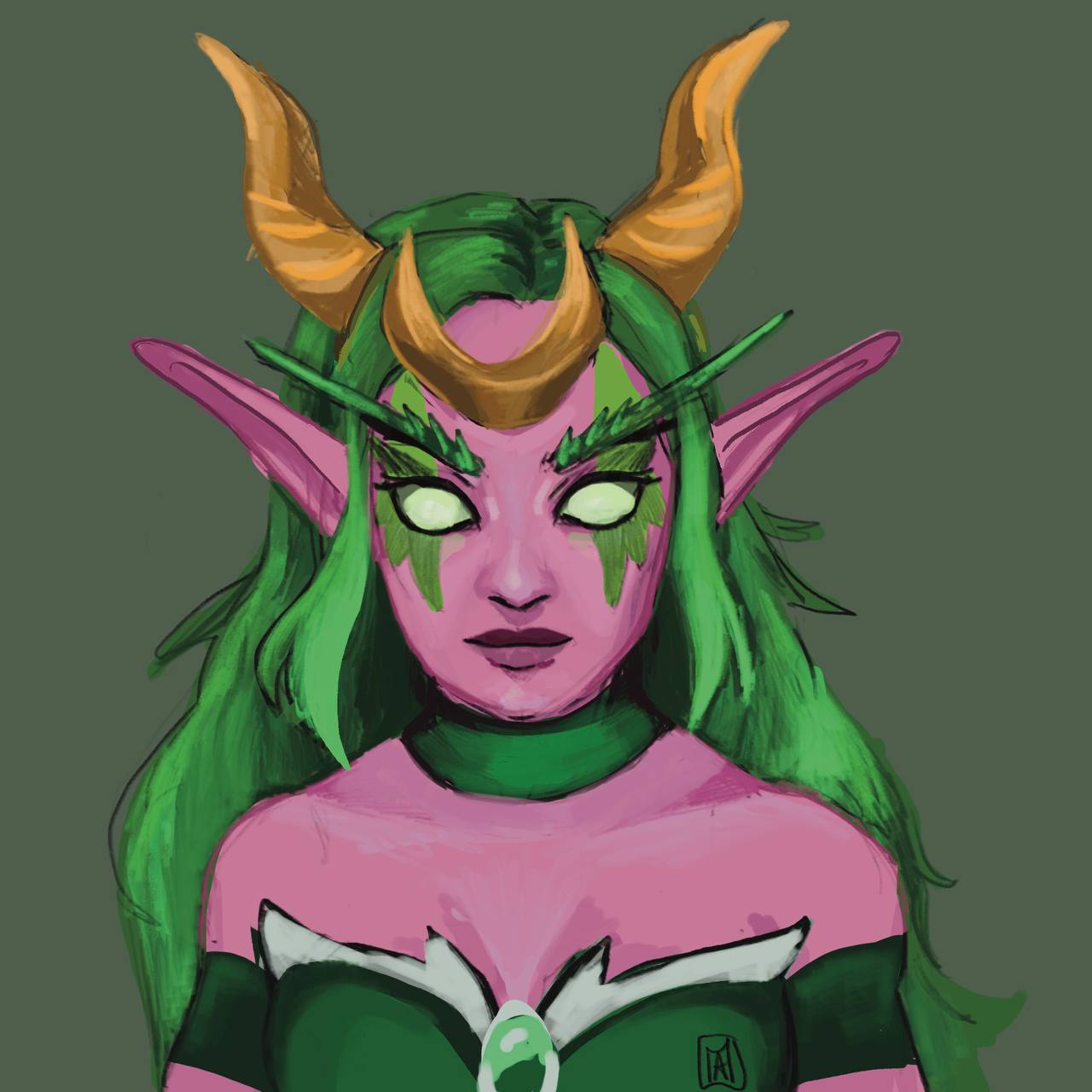 Ysera / World of Warcraft Fanart by ArtfulTailsStudio -- Fur Affinity [dot]  net