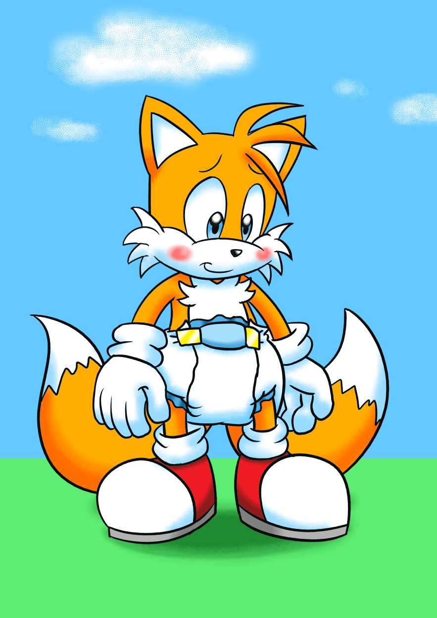 Tails From Sonic In A Diaper Baby