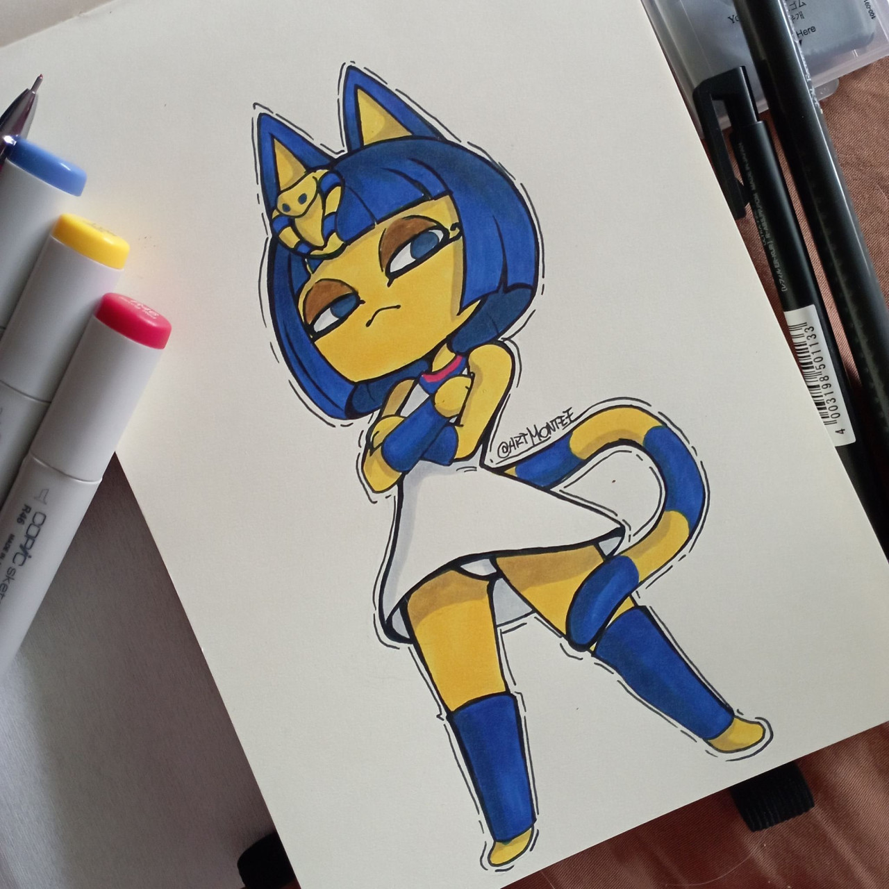 Ankha Animal Crossing by ArtMontef -- Fur Affinity [dot] net