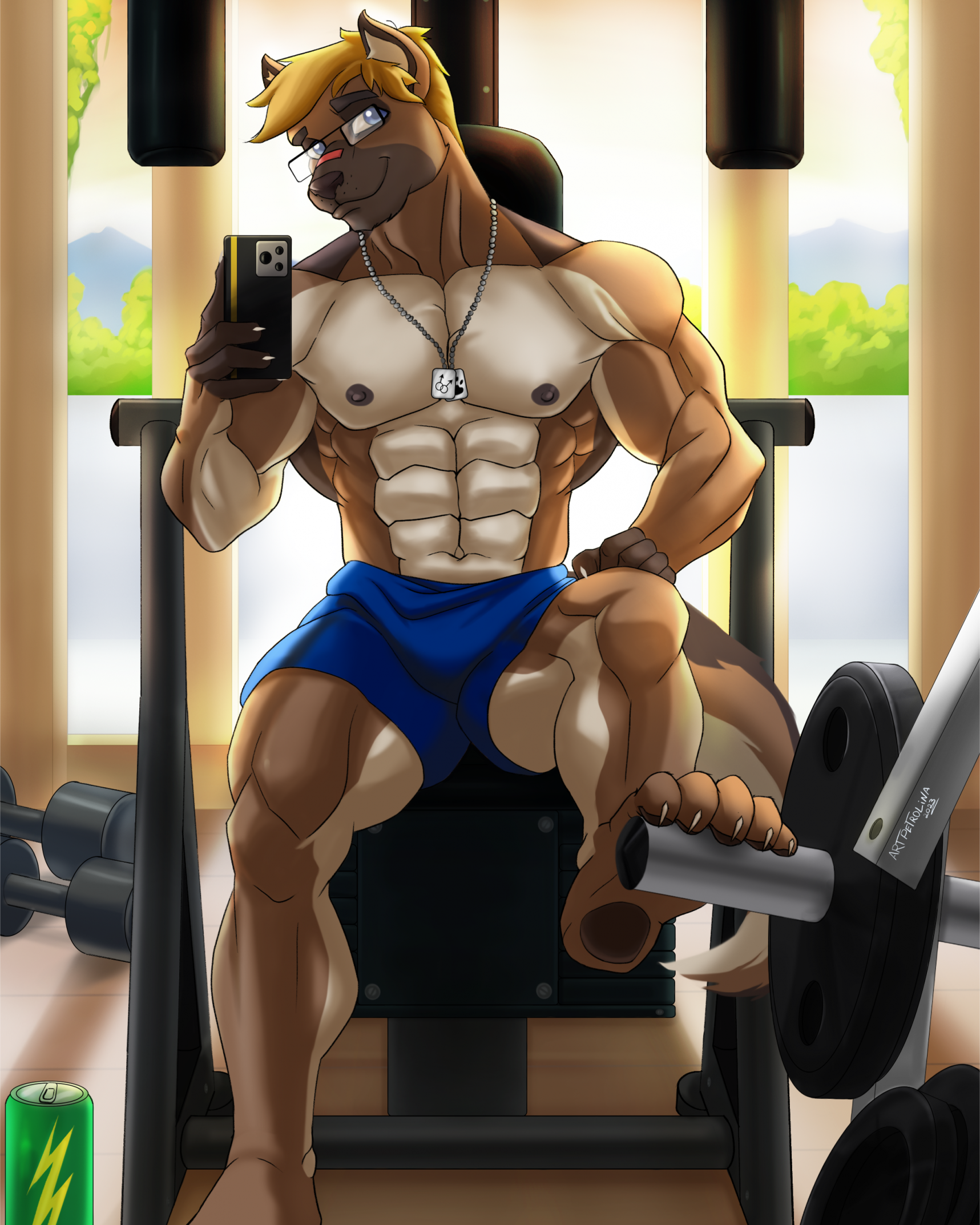 Gym The Big 1/2# Kubwa by ArtPetrolina -- Fur Affinity [dot] net