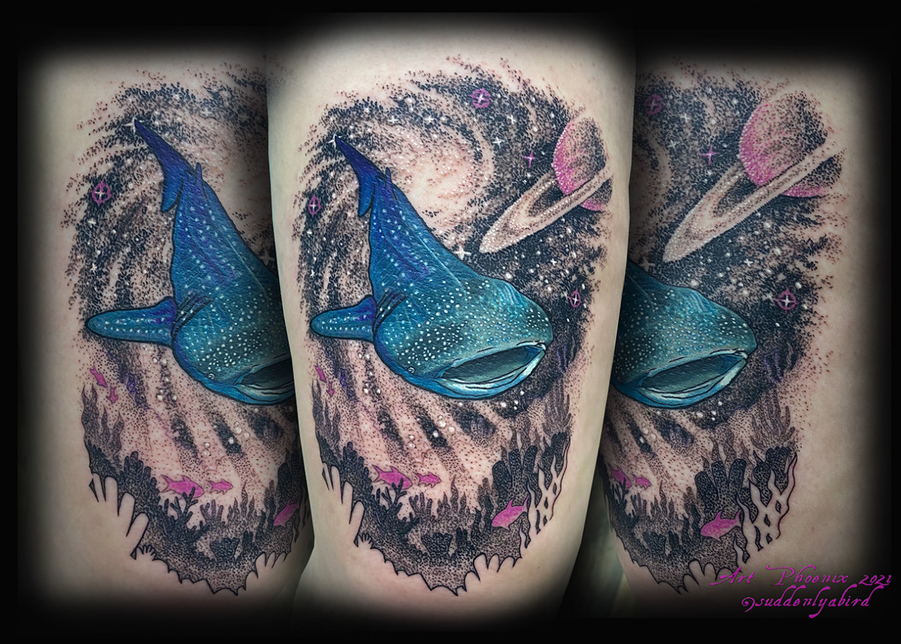 Artelius Tattoo  Space whale   Facebook