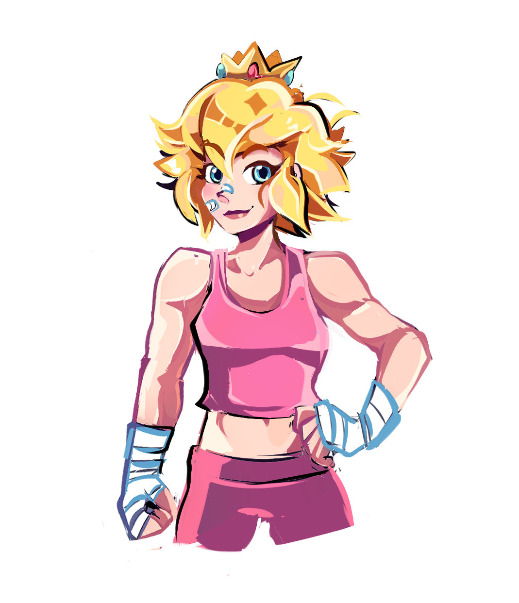 Princess Peach doodle by artsyrobo -- Fur Affinity [dot] net