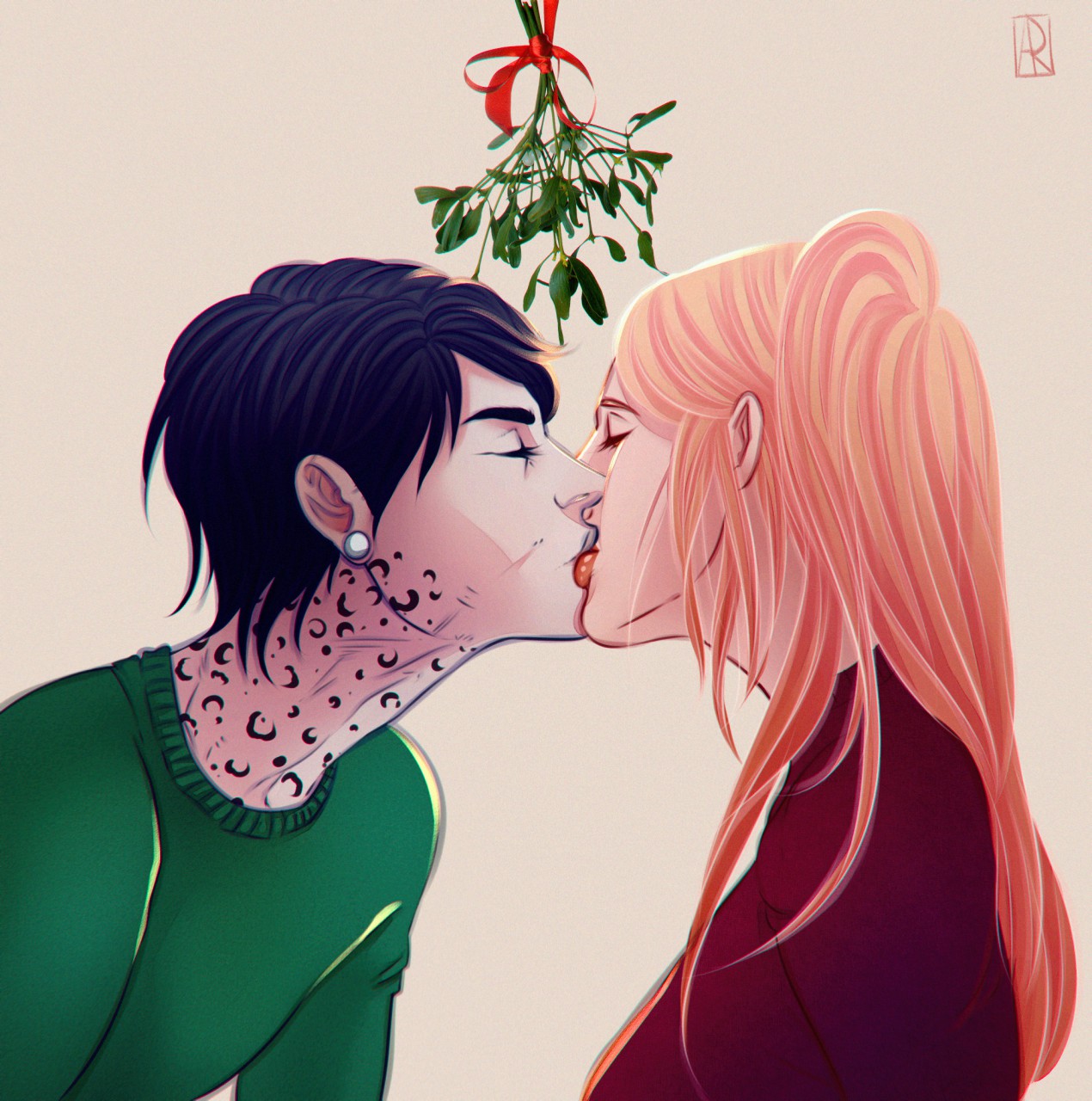 mistletoe kiss anime