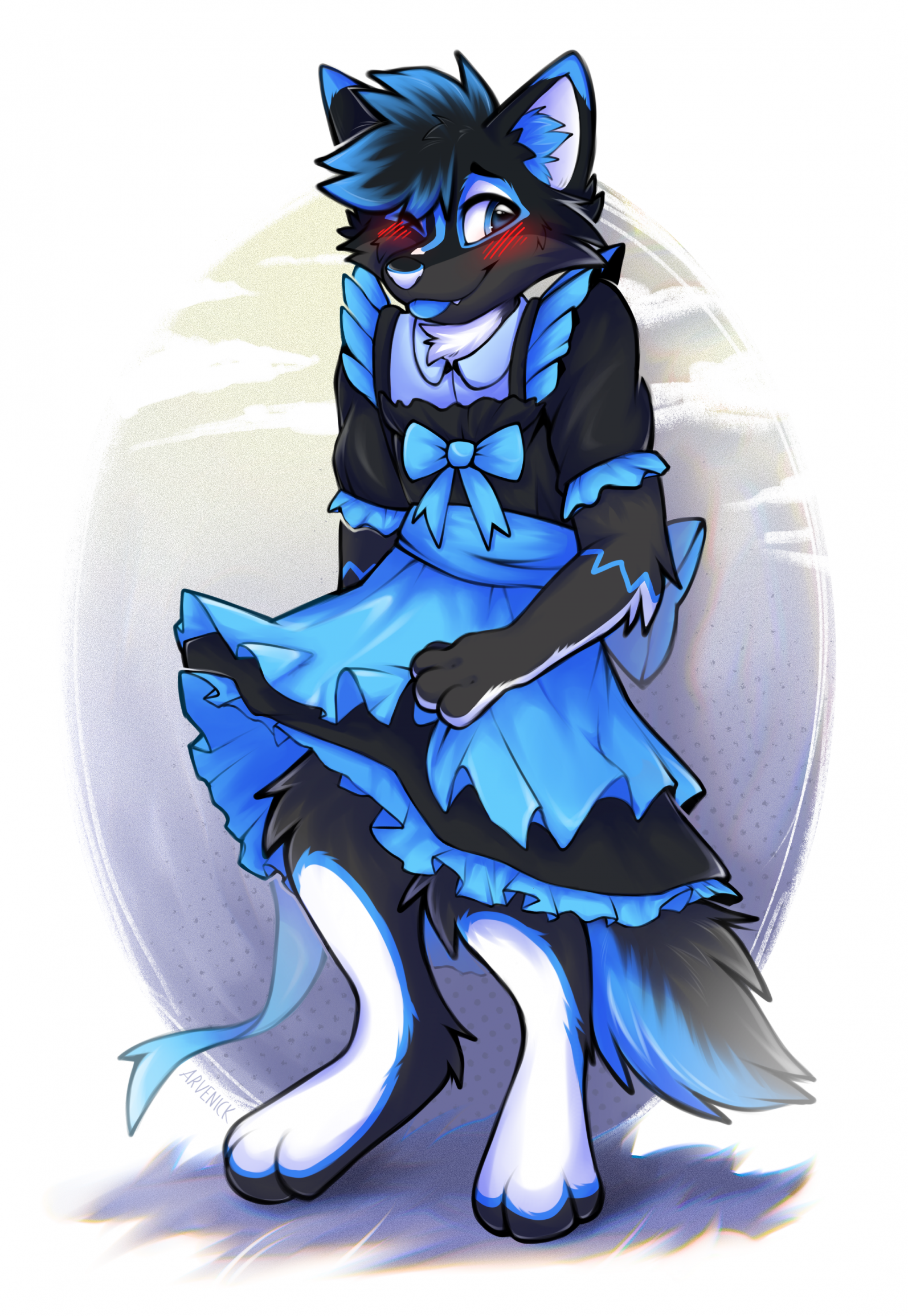 Maid dress by arvenic -- Fur Affinity [dot] net