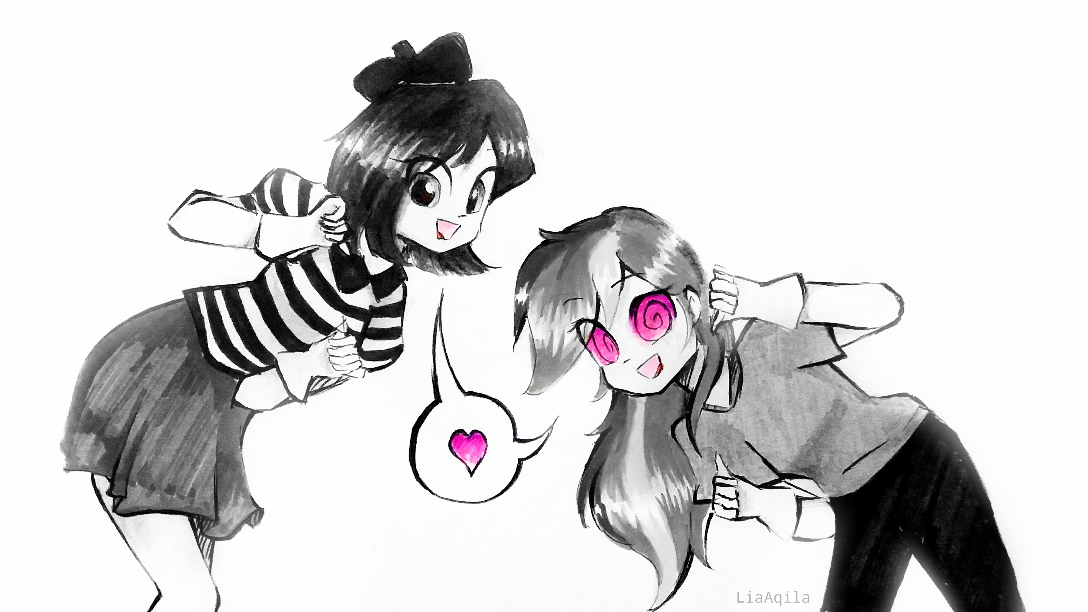 Mime And Dash Pose Fan Art by Axolotl_T_1 -- Fur Affinity [dot] net