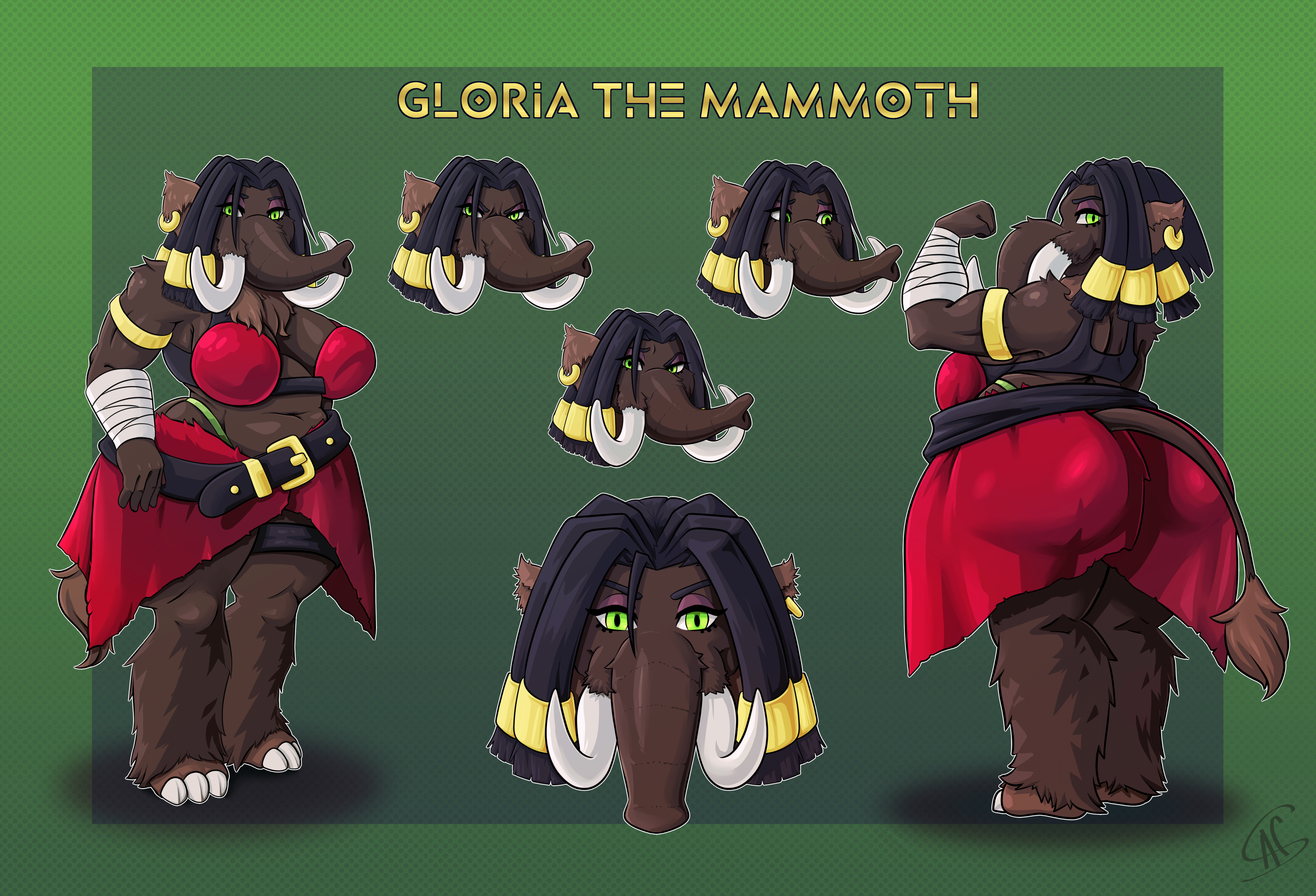 Mammoth Girl Oc Sheet