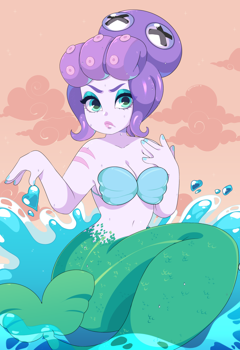 Cuphead: Cala Maria by Ashiji -- Fur Affinity [dot] net