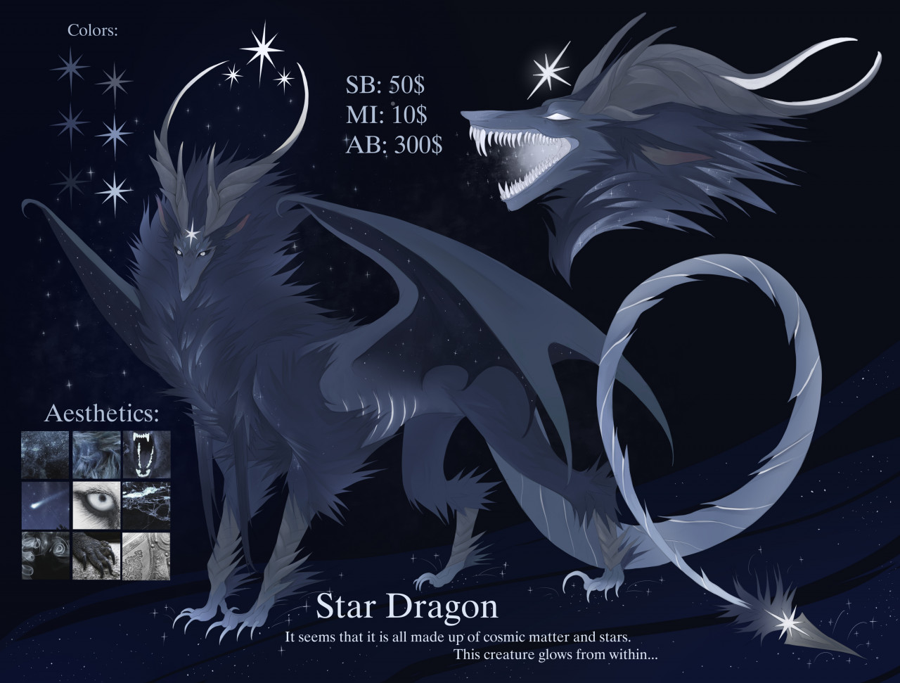 Star dragon (Closed ) by AShurrr~ -- Fur Affinity [dot] net